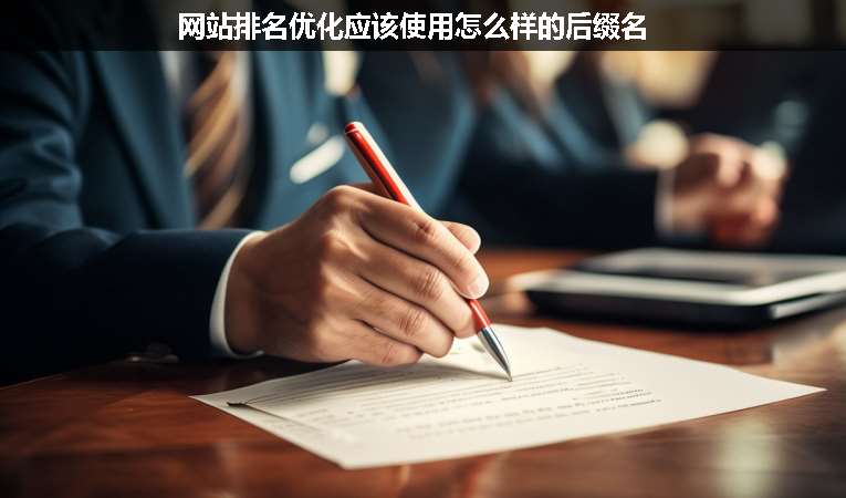 網(wǎng)站排名優(yōu)化應該使用怎么樣的后綴名