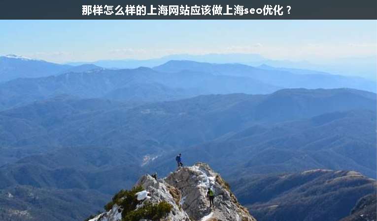那樣怎么樣的上海網站應該做上海seo優(yōu)化？