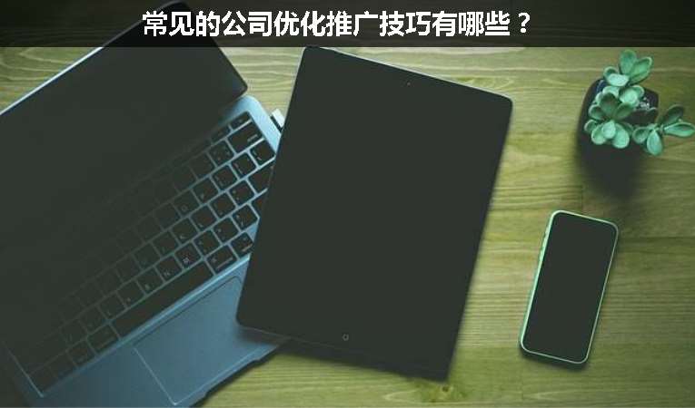 常見(jiàn)的公司優(yōu)化推廣技巧有哪些？